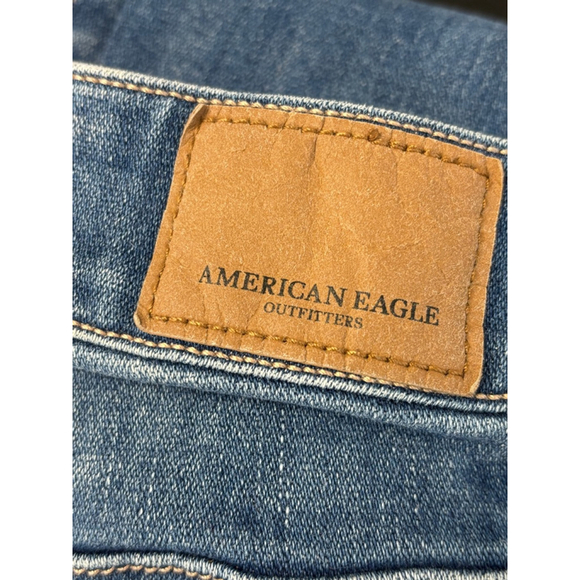 American Eagle Outfitters Womens Sz 0 Stretch Distressed High Rise Jegging Jeans - Picture 11 of 14
